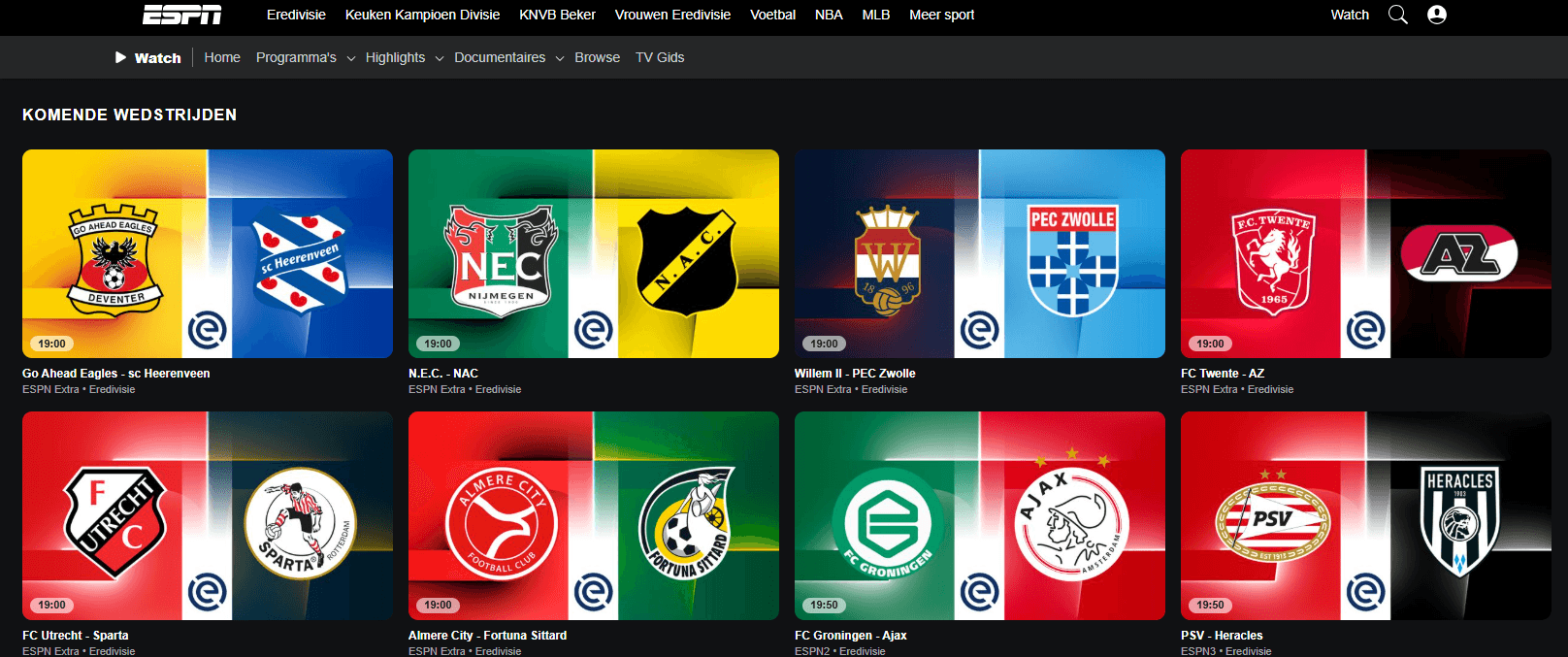 ESPN Watch Eredivisie